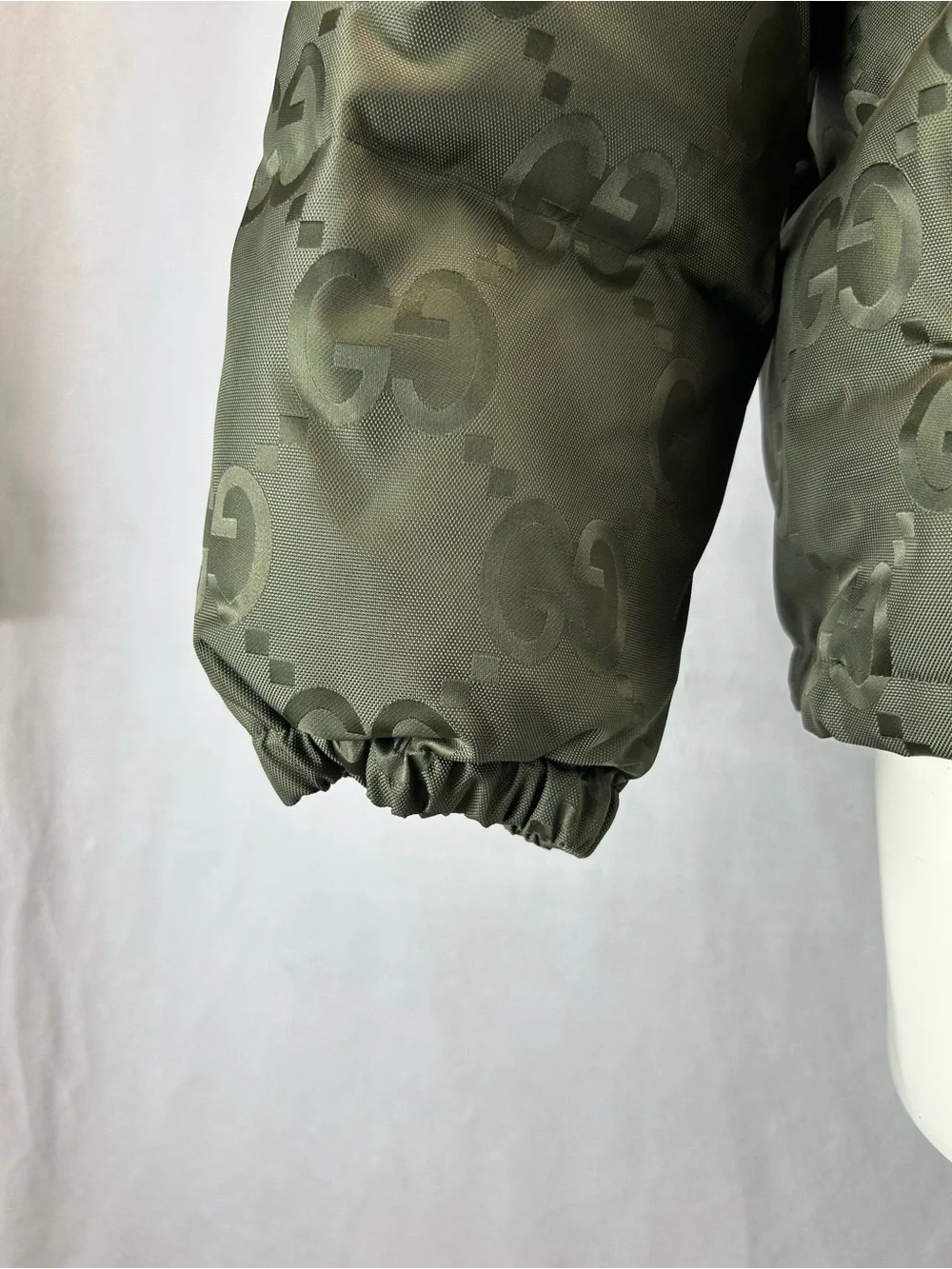 Gucci Jumbo GG canvas down jacket